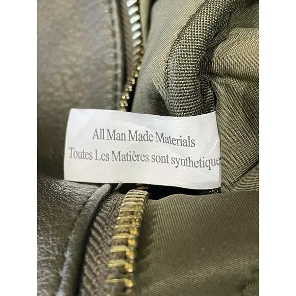 Sondra Roberts Squared Pebbled Green Backpack Bag Purse Casual Vegan Leather EUC - Picture 10 of 12